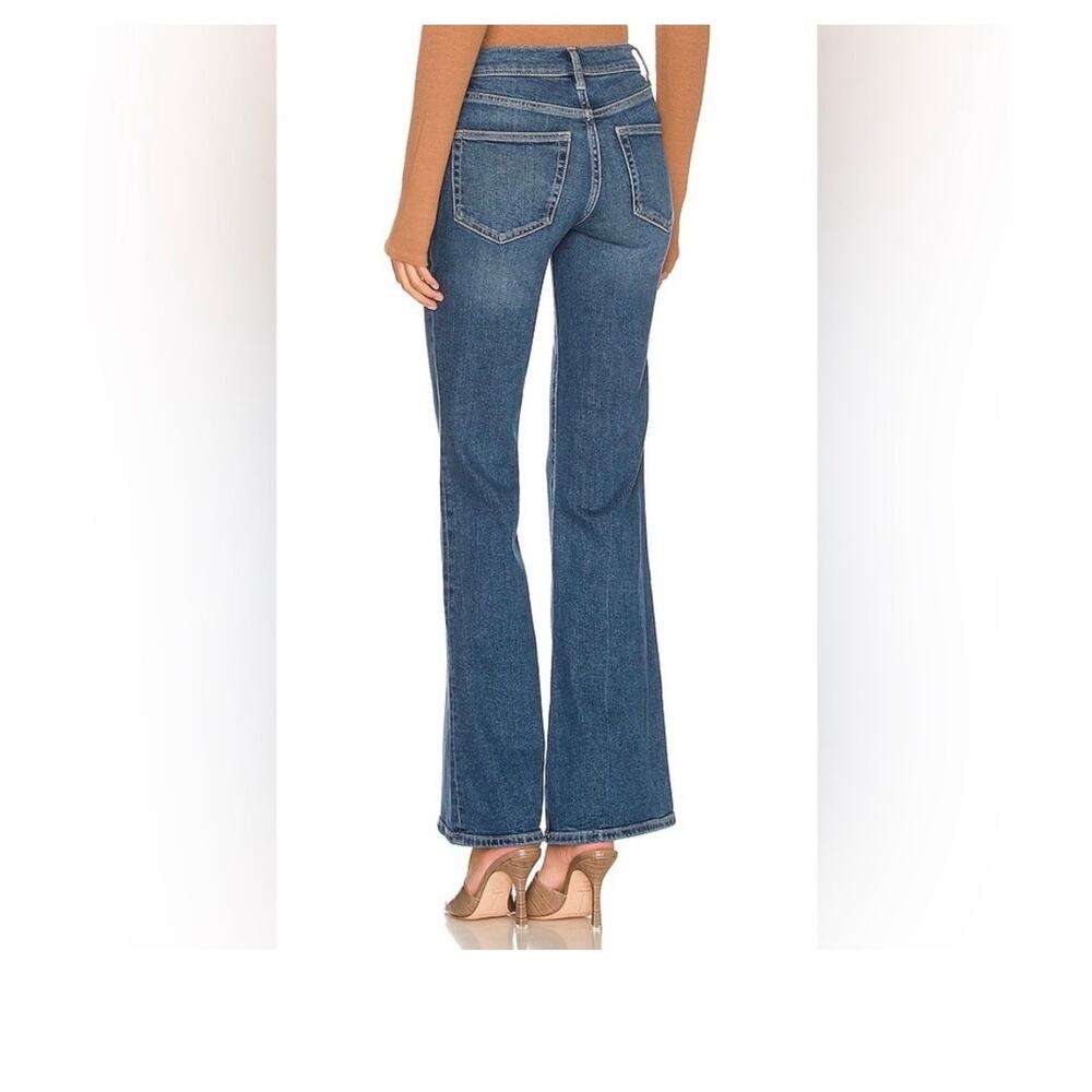 Lover + Friends Revolve River Low Rise Stretch Ultra Flare Jeans Verona 25 - Picture 4 of 12